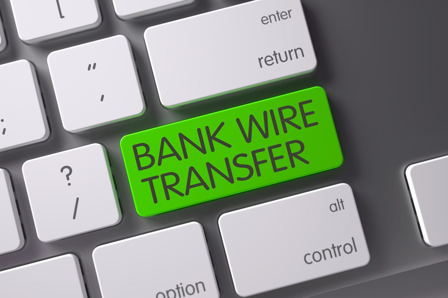 bank wire transfer